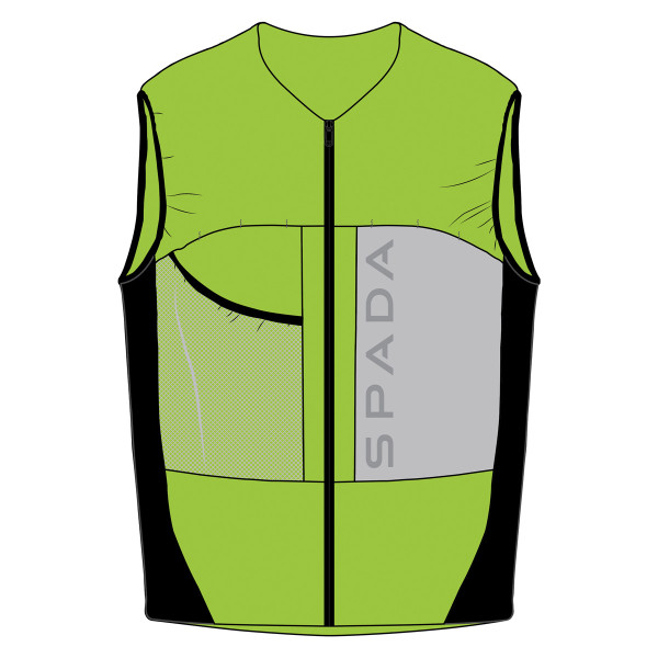 Spada Spada spark hi-vis vest yellow fluo small